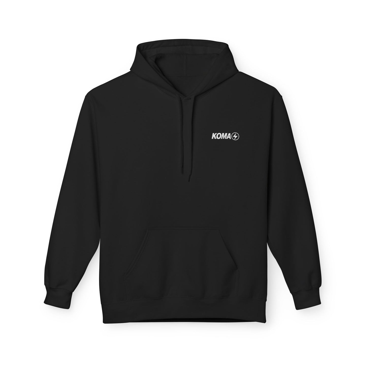 Sweat à capuche KOMA – Sweat-shirt minimaliste sans fermeture