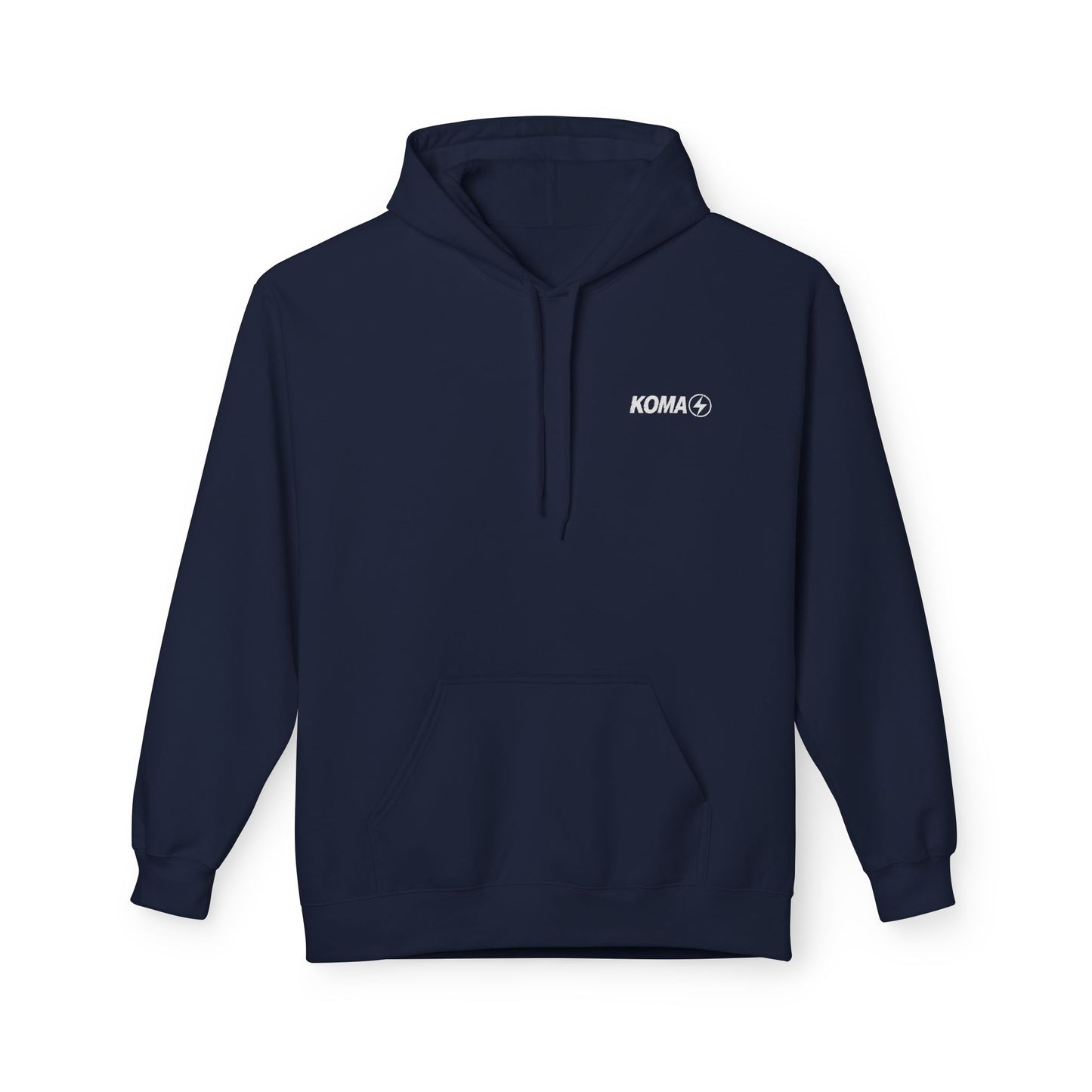 Sweat à capuche KOMA – Sweat-shirt minimaliste sans fermeture