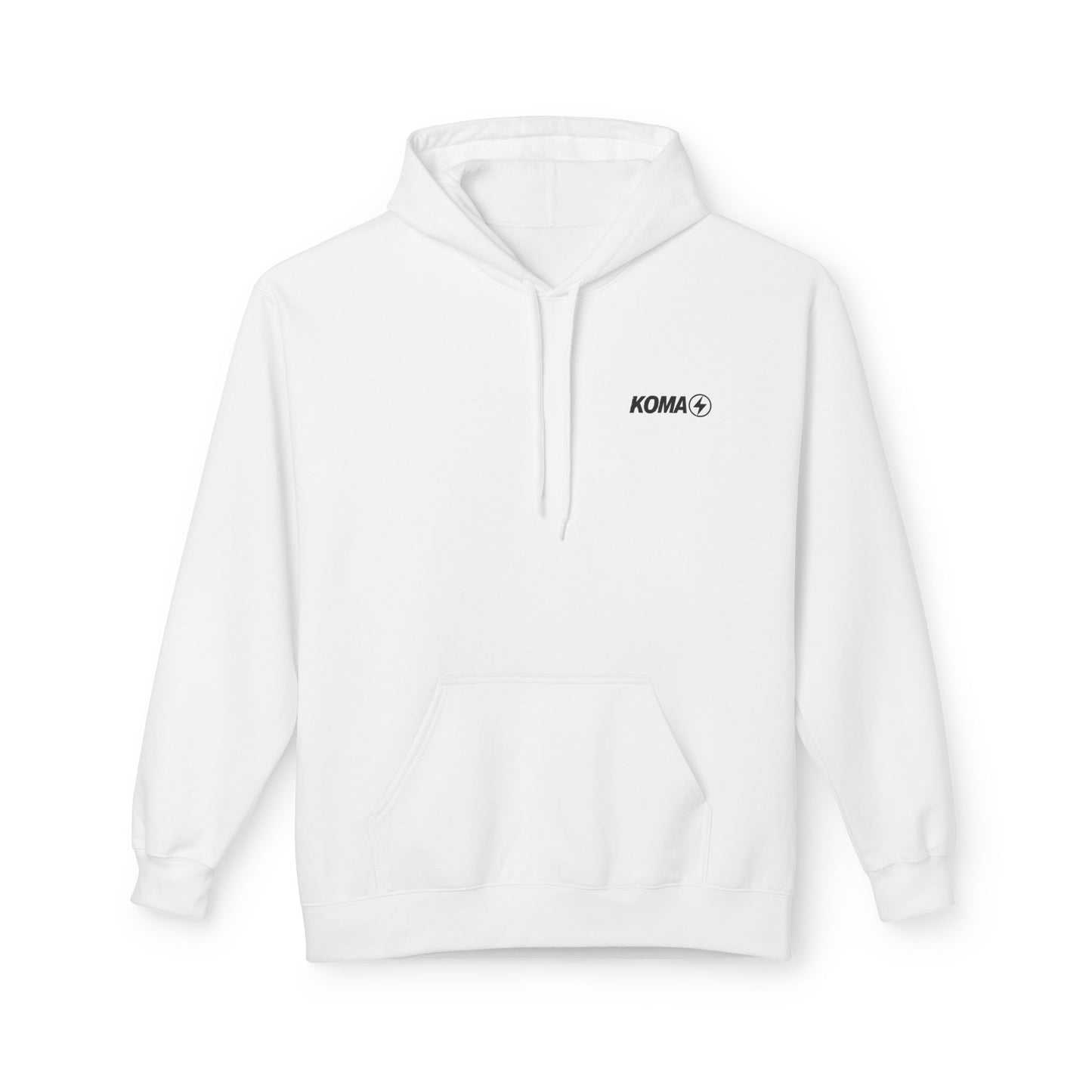 Sweat à capuche KOMA – Sweat-shirt minimaliste sans fermeture